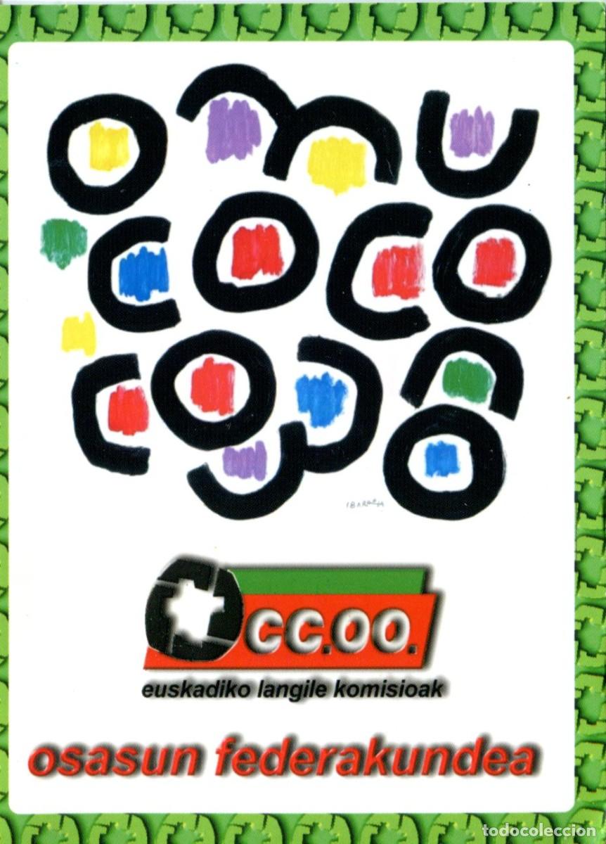 Coleccionismo calendarios: CALENDARIO VASCO POL&Iacute;TICO SINDICATO CC.OO. EUSKADI FEDERACION DE SANIDAD A&Ntilde;O 2004