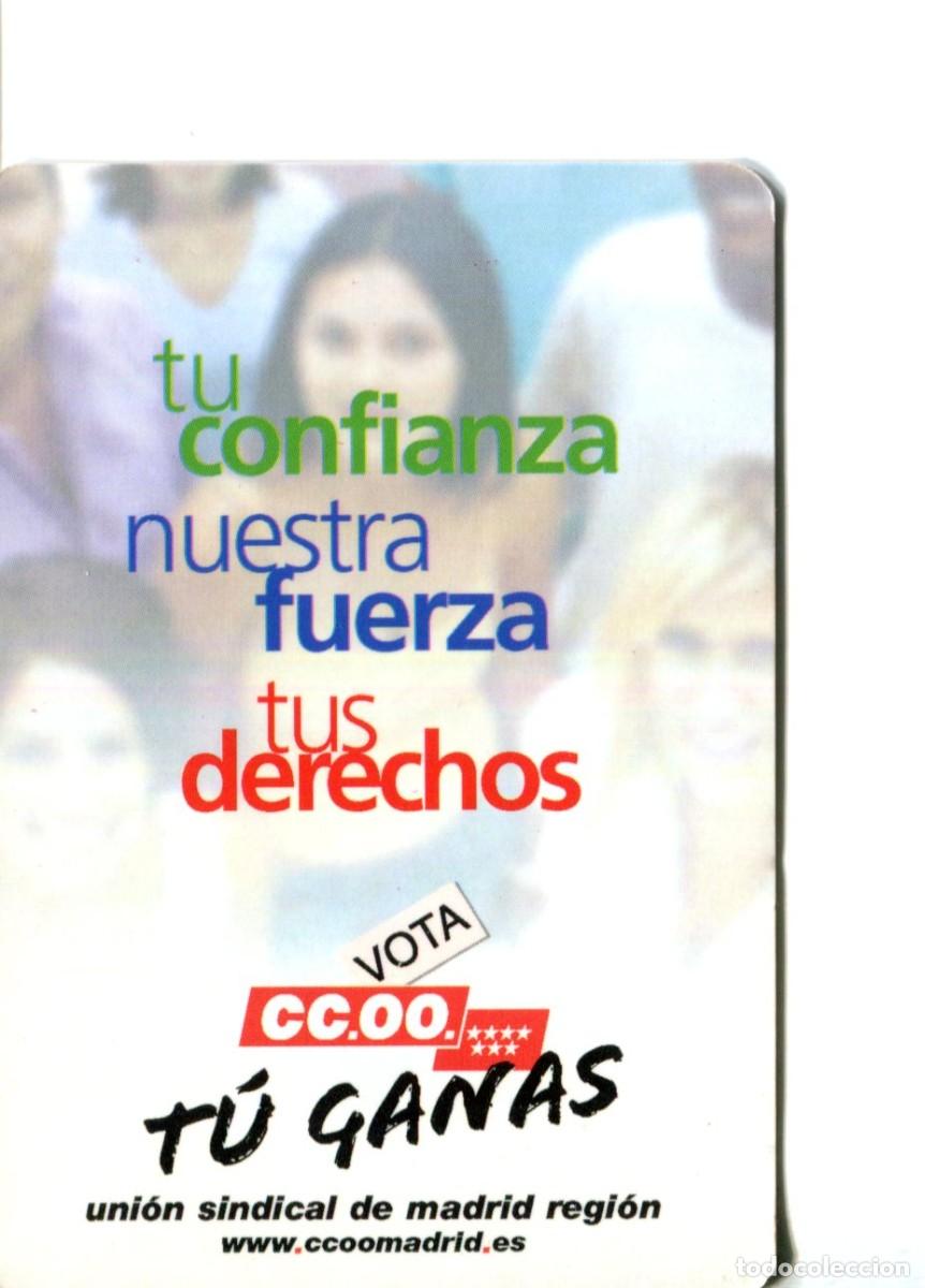 Coleccionismo calendarios: CALENDARIO POLITICO SINDICATOS A&Ntilde;O 2007 - CCOO MADRID - COMISIONES OBRERAS