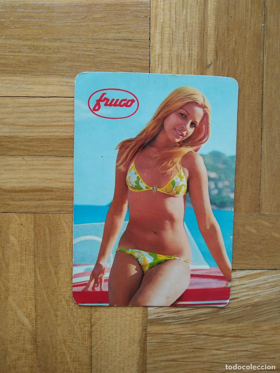 Coleccionismo calendarios: CALENDARIO PUBLICITARIO CHICA FRUCO A&Ntilde;O 1973 VER FOTOS
