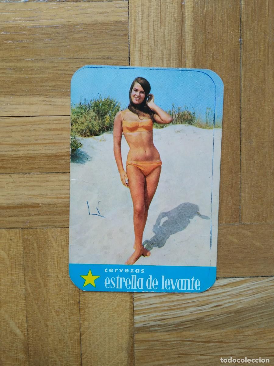 Coleccionismo calendarios: CALENDARIO PUBLICITARIO CHICA CERVEZA ESTRELLA DE LEVANTE A&Ntilde;O 1973 VER FOTOS