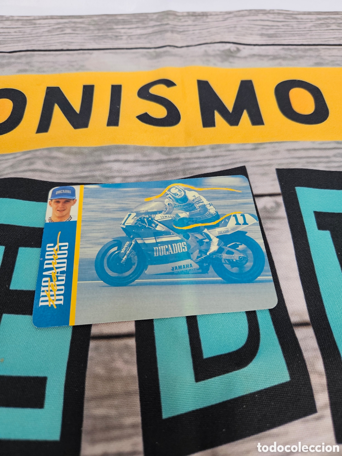 Coleccionismo calendarios: CALENDARIO PUBLICIDAD MOTOS, TABACO TEAM DUCADOS. 1991