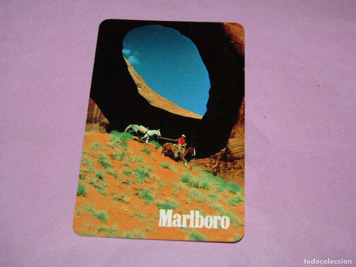 Coleccionismo calendarios: Antiguo Calendario H. FOURNIER Publicidad de MARLBORO del A&ntilde;o 1991