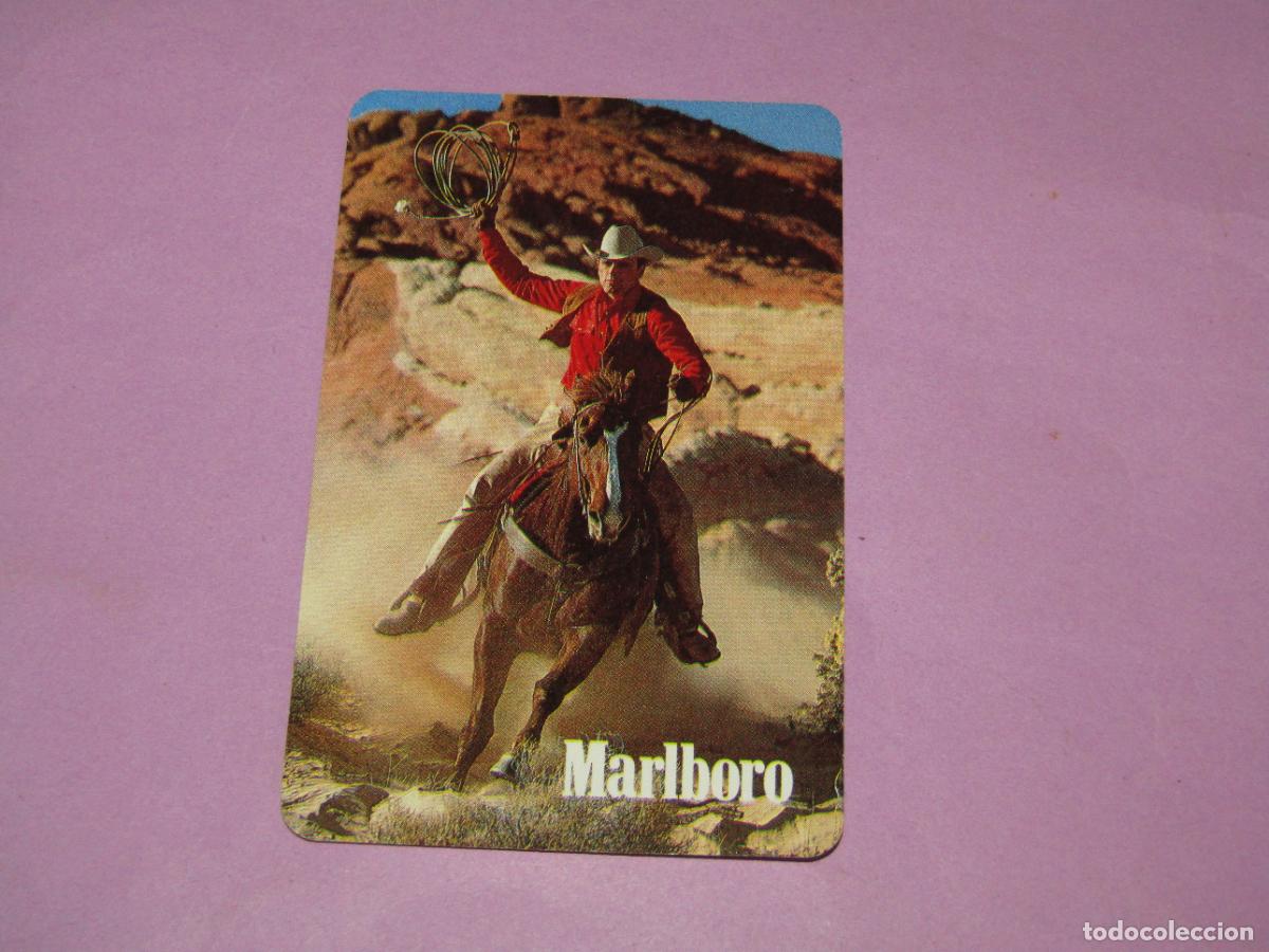 Sammeln von Kalendern: Antiguo Calendario H. FOURNIER Publicidad de MARLBORO del A&ntilde;o 1991