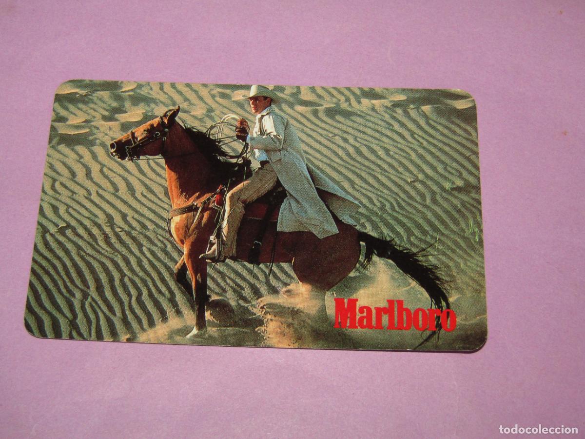 Coleccionismo calendarios: Antiguo Calendario H. FOURNIER Publicidad de MARLBORO del A&ntilde;o 1991