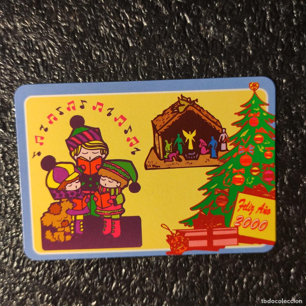 Coleccionismo calendarios: CALENDARIO DE BOLSILLO DIBUJO INFANTIL **Navidad ** 2000 ** T3