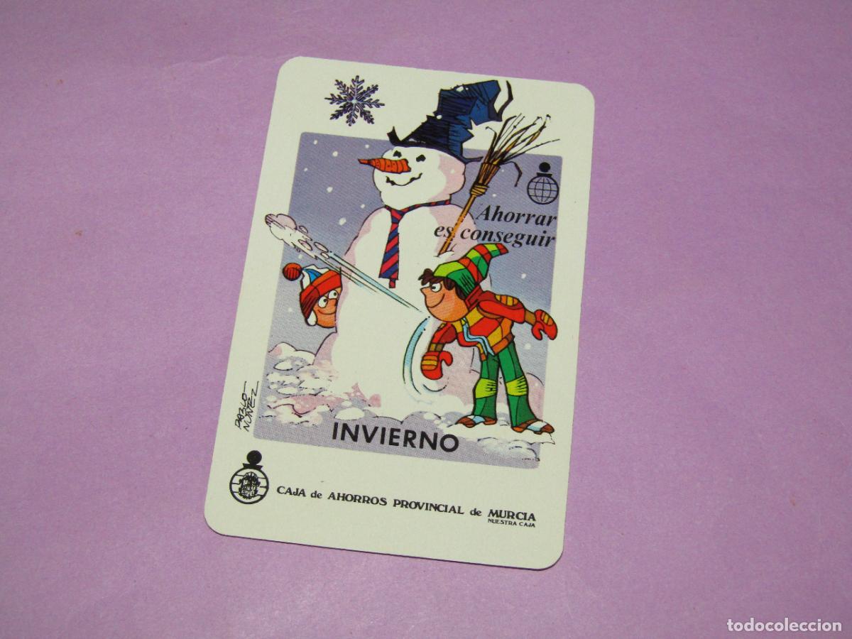 Coleccionismo calendarios: Antiguo Calendario H. FOURNIER Publicidad de CAJA DE AHORROS PROVINCIAL DE MURCIA del A&ntilde;o 1983