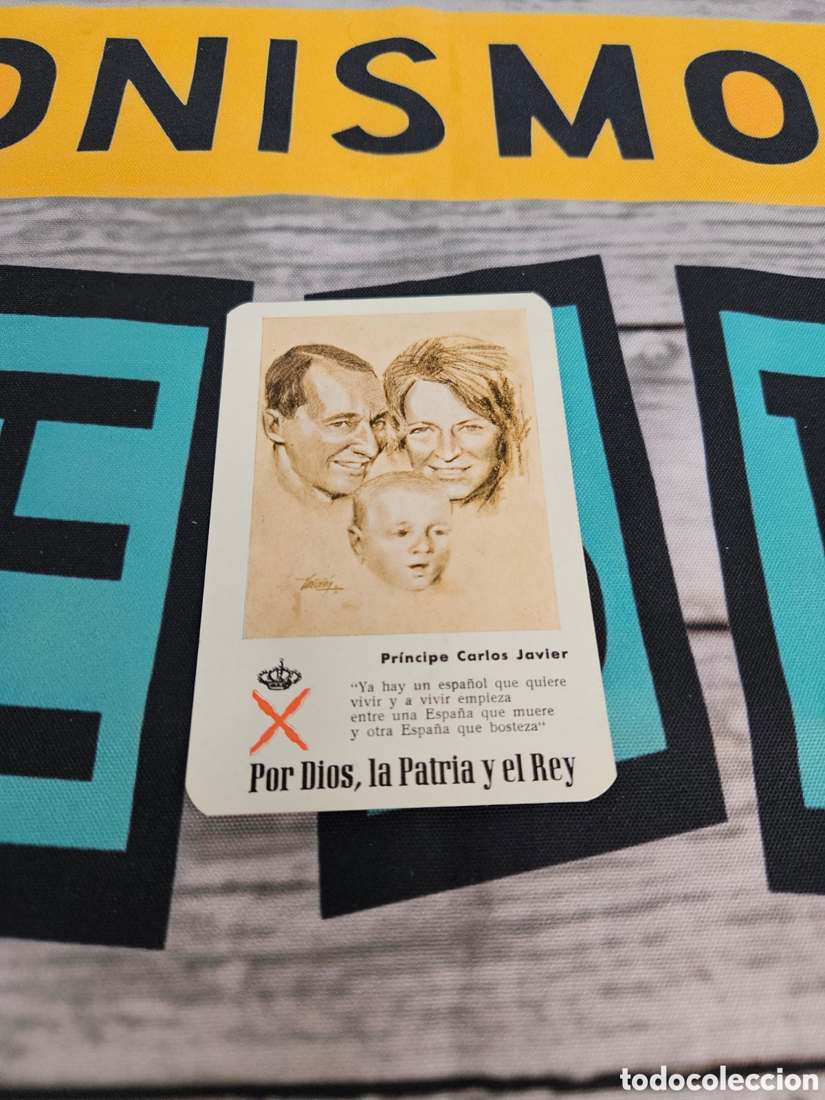 Collectionnisme Calendriers: CALENDARIO POLITICA. PRINCIPE CARLOS JAVIER. POR DIOS, LA PATRIA Y EL REY. 1971