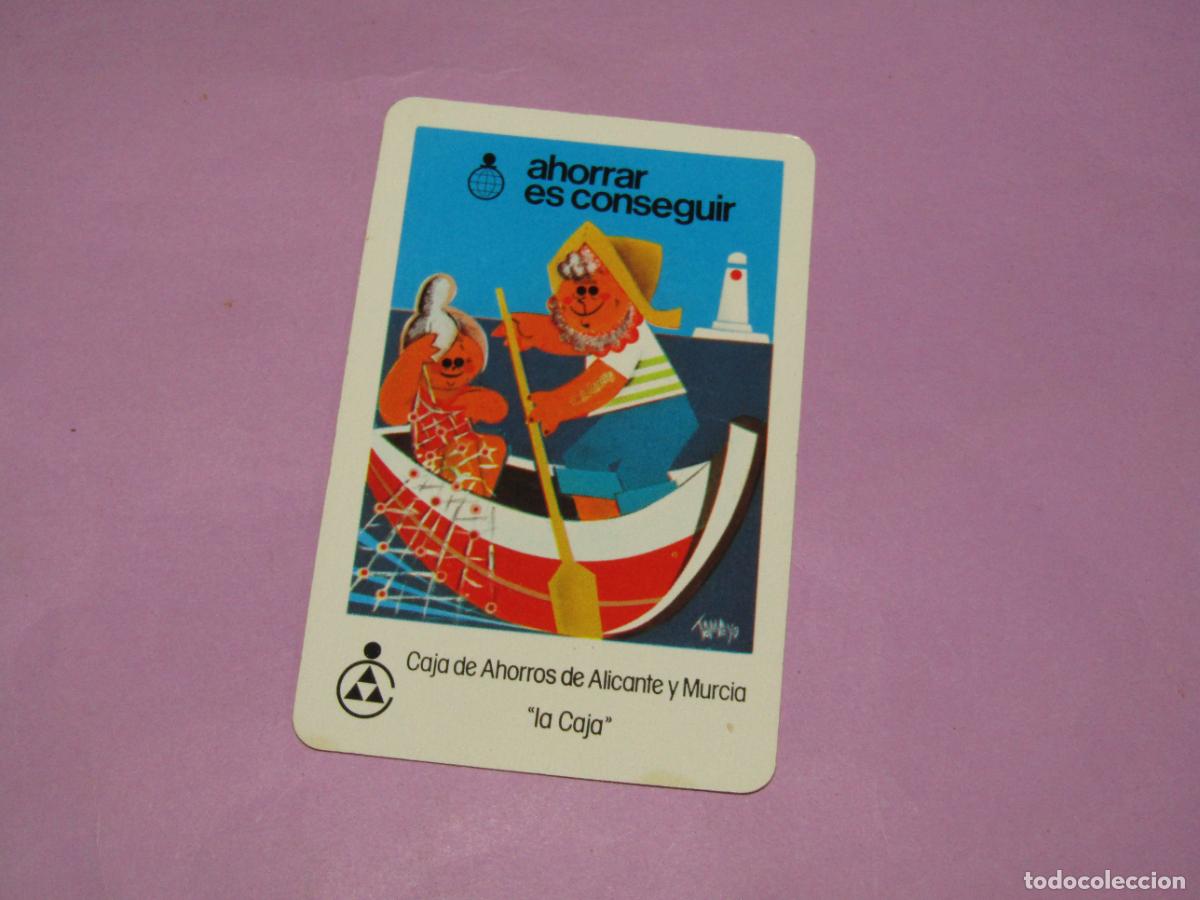 Coleccionismo calendarios: Antiguo Calendario H. FOURNIER Publicidad de CAJA DE AHORROS DE ALICANTE Y MURCIA del A&ntilde;o 1982