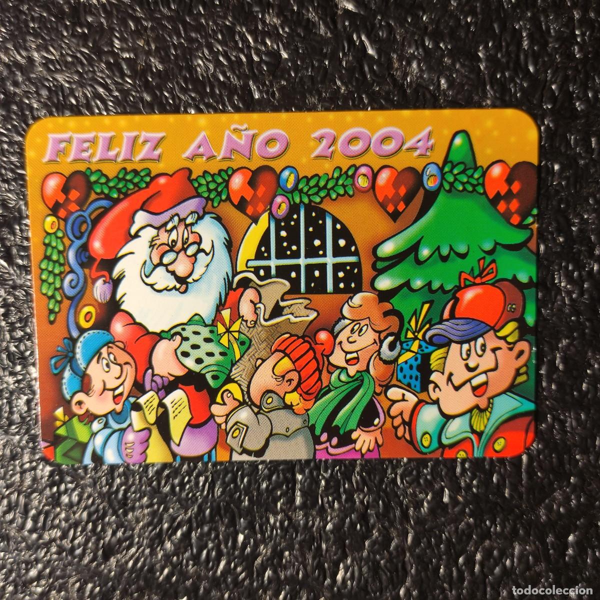 Coleccionismo calendarios: CALENDARIO DE BOLSILLO DIBUJO INFANTIL . NAVIDAD 2004** PAPA NOEL ** T3