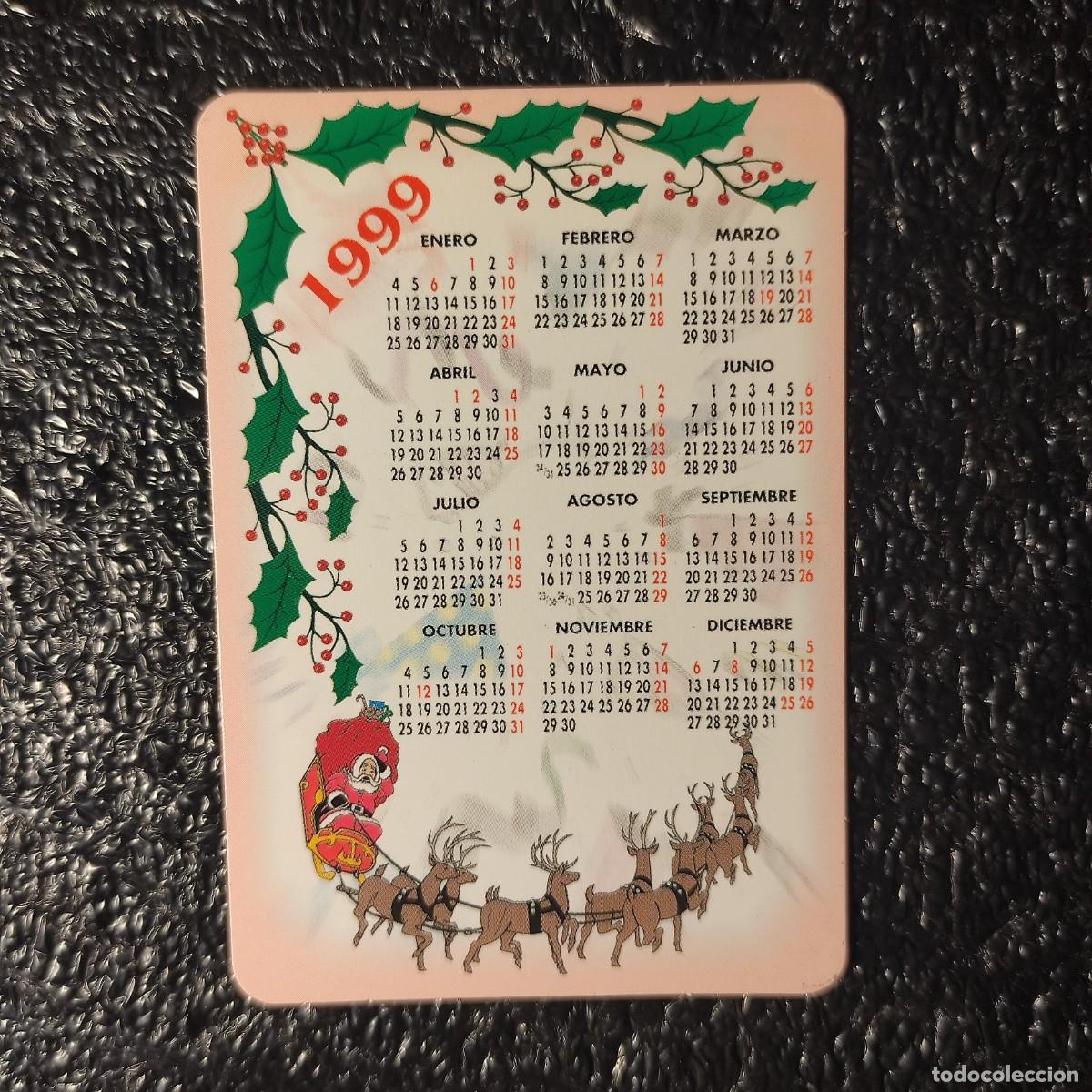 Coleccionismo calendarios: CALENDARIO DE BOLSILLO . DIBUJO INFANTIL . NAVIDAD 1999 ** T3