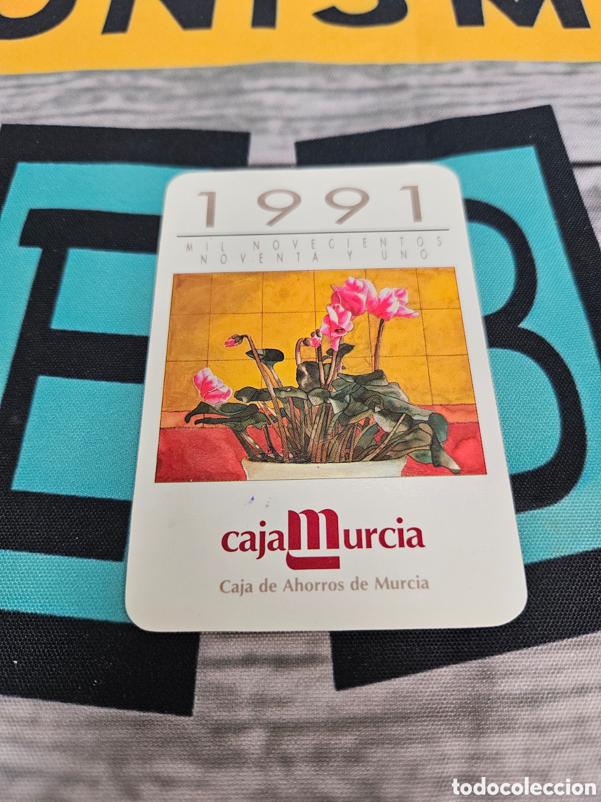 Collectionnisme Calendriers: CALENDARIO PUBLICIDAD BANCO CAJA MURCIA. 1991