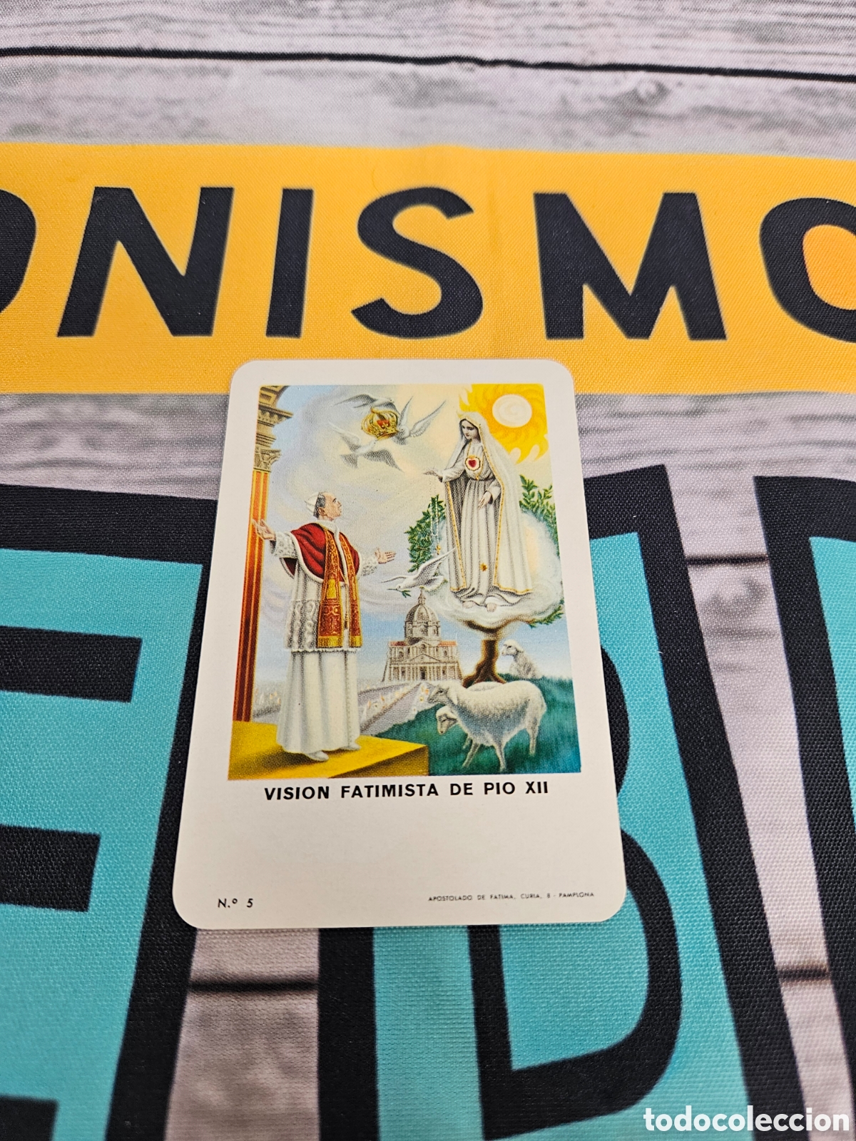 Collectionnisme Calendriers: CALENDARIO RELIGIOSO. VISION FATIMISTA DE PIO XII. 1970. FOURNIER