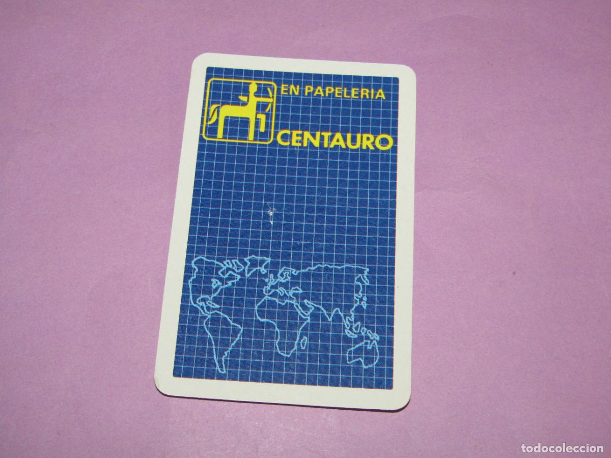 Coleccionismo calendarios: Antiguo Calendario H. FOURNIER Publicidad de CENTAURO del A&ntilde;o 1986