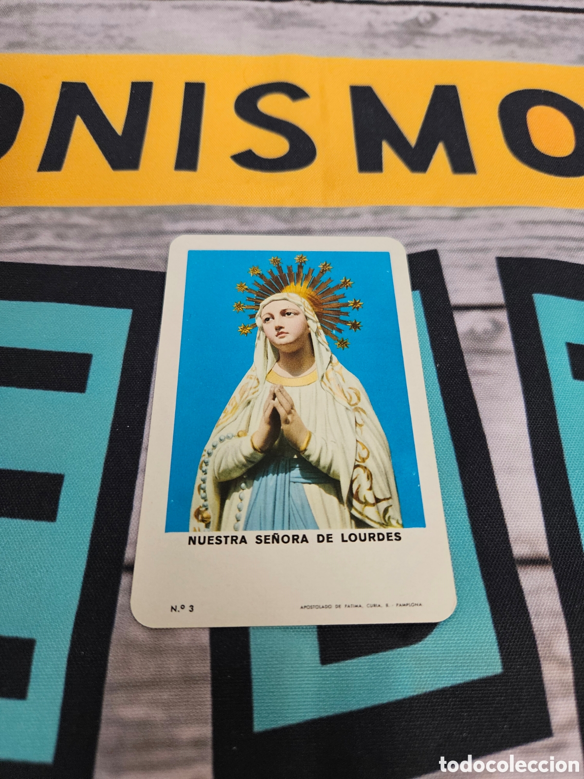 Coleccionismo calendarios: CALENDARIO RELIGIOSO. NUESTRA SE&Ntilde;ORA DE LOURDES. 1970