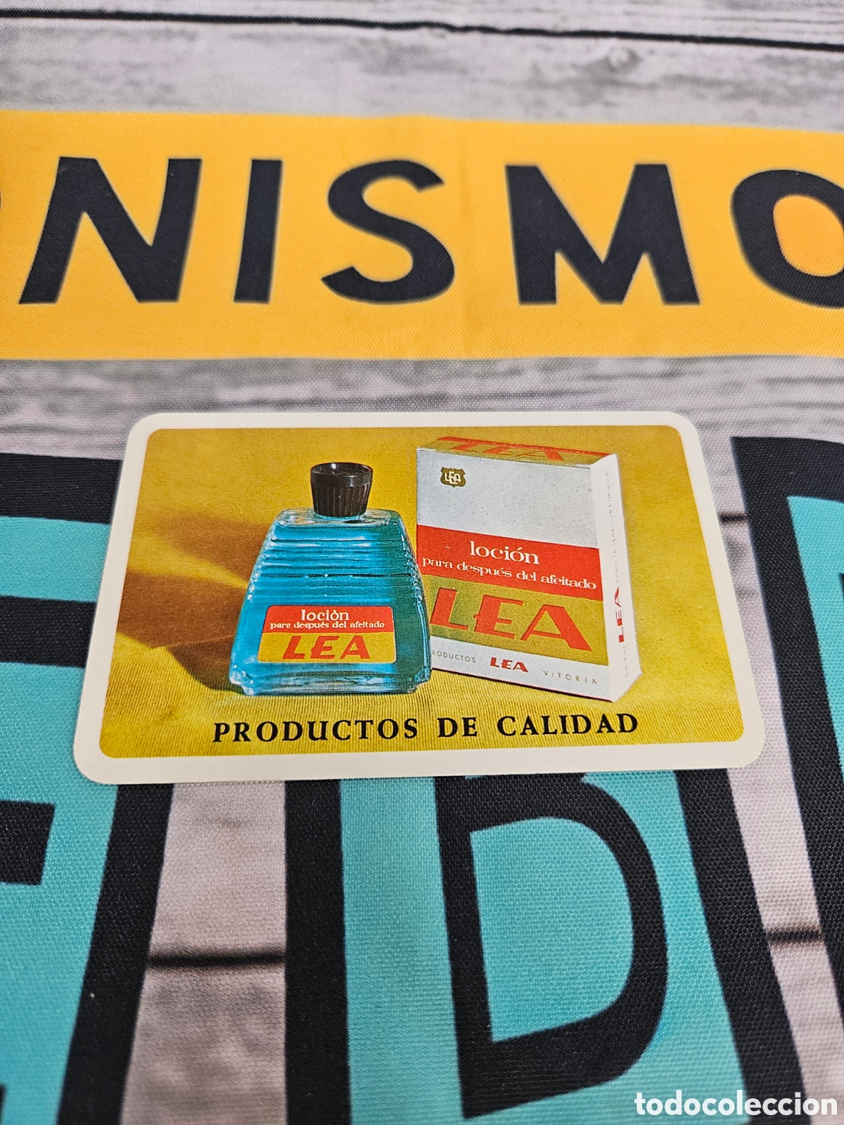 Coleccionismo calendarios: CALENDARIO PUBLICIDAD LOCION LEA. PRODUCTOS DE CALIDAD. 1973