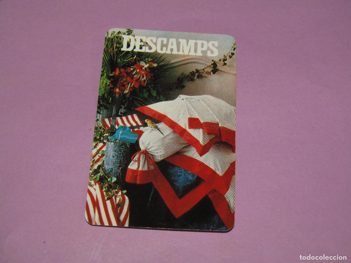 Coleccionismo calendarios: Antiguo Calendario H. FOURNIER Publicidad de DESCAMPS del A&ntilde;o 1990