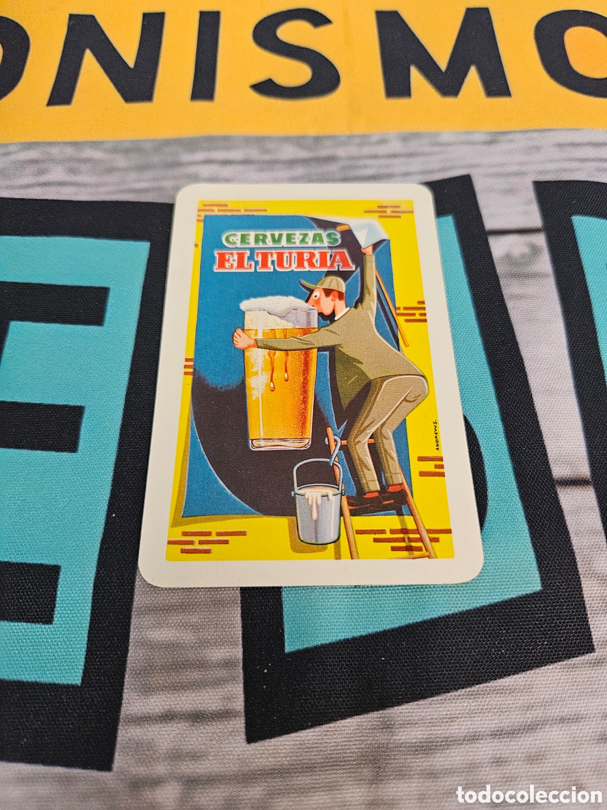 Coleccionismo calendarios: CALENDARIO PUBLICIDAD CERVEZAS EL TURIA. 1961