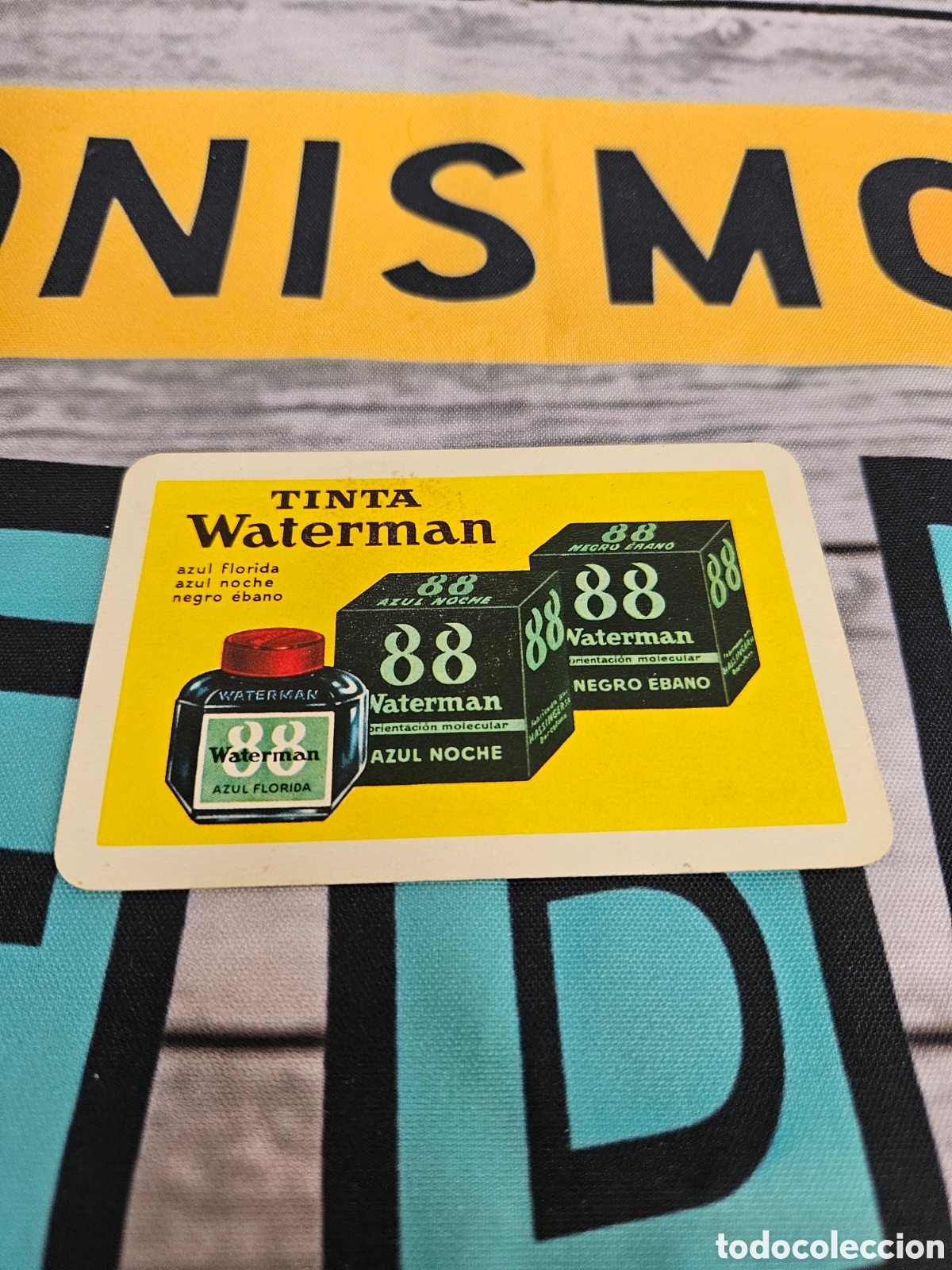 Coleccionismo calendarios: CALENDARIO PUBLICIDAD TINTA WATERMAN 88. 1963