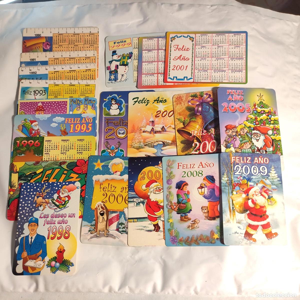 Coleccionismo calendarios: CALENDARIO DE BOLSILLO . NAVIDAD DE 1990 AL 2009 . CORRELATIVOS ** 20 UNIDADES ** T3