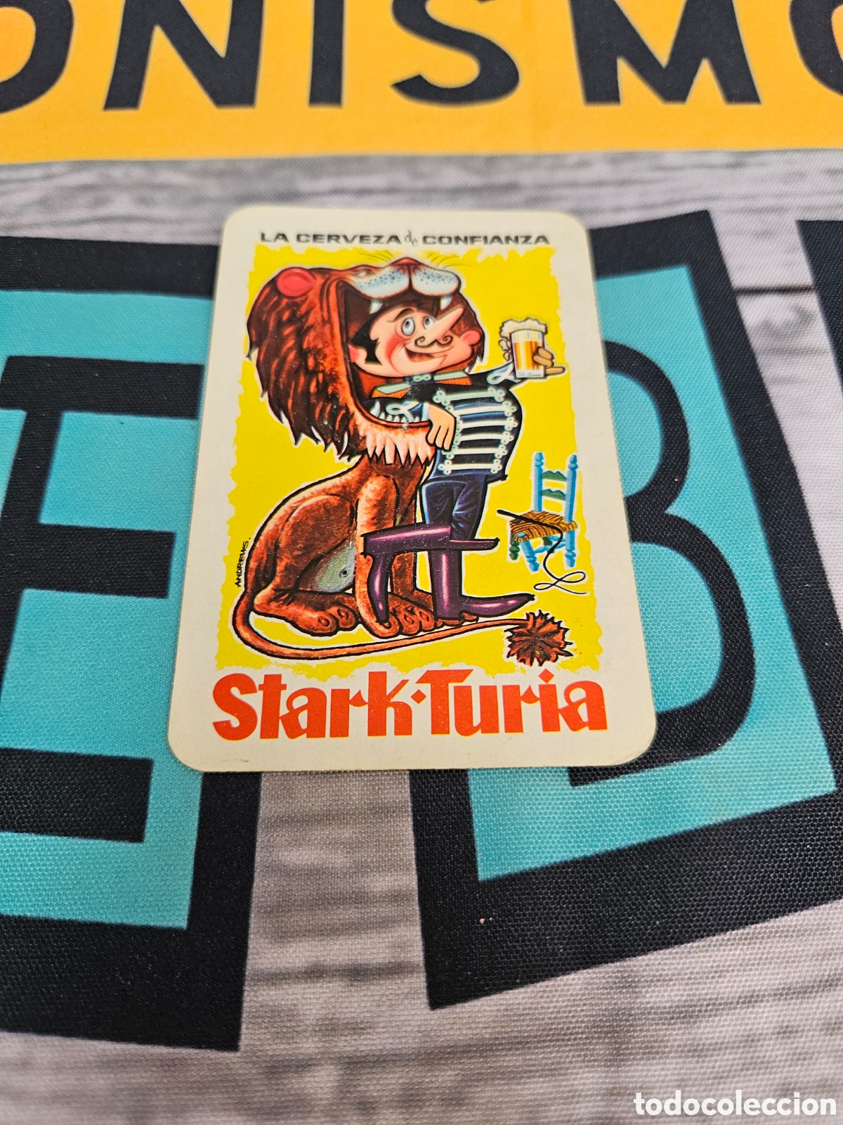 Sammeln von Kalendern: CALENDARIO PUBLICIDAD CERVEZA STARK TURIA. LA CERVEZA DE CONFIANZA. 1965. FOURNIER