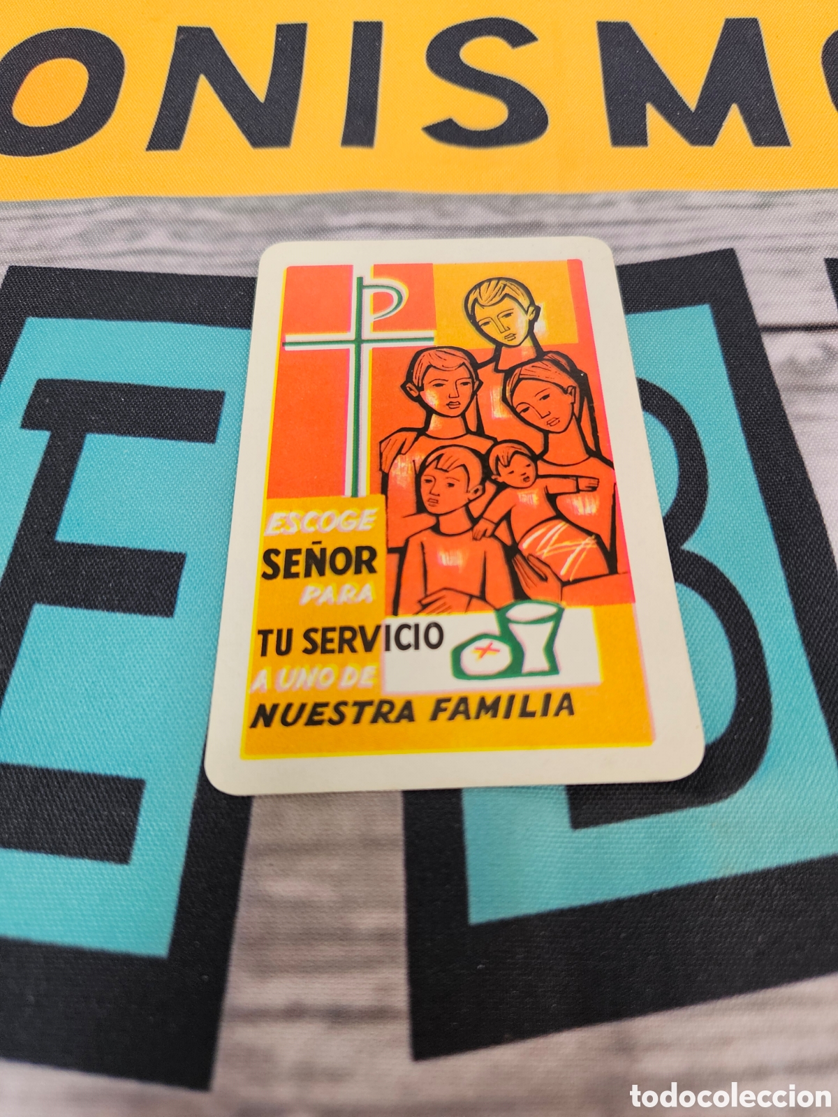 Collectionnisme Calendriers: CALENDARIO RELIGIOSO. ESCOGE SE&Ntilde;OR PARA TU SERVICIO A UNO DE NUESTRA FAMILIA. FOURNIER. 1965