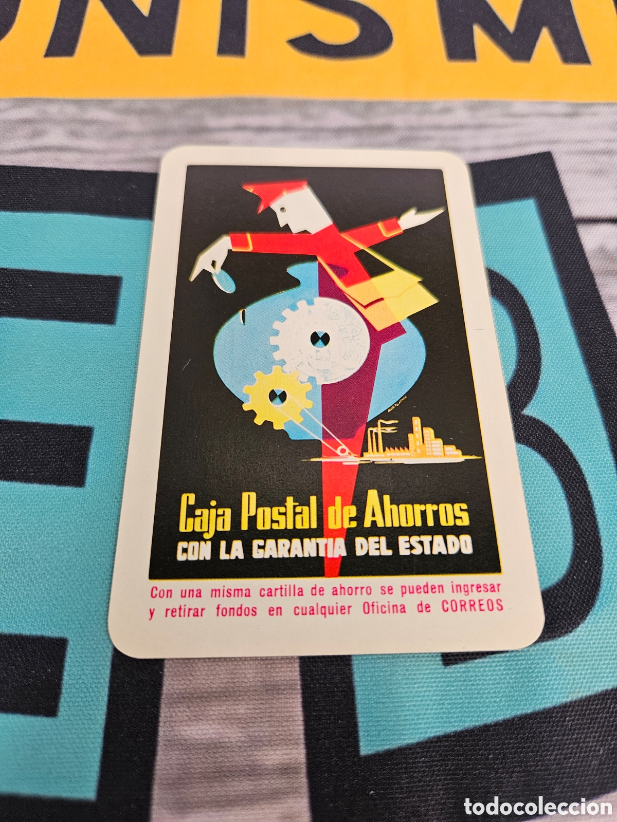 Collectionnisme Calendriers: CALENDARIO PUBLICIDAD BANCO. CAJA POSTAL DE AHORROS, CON LA GARANTIA DEL ESTADO. FOURNIER. 1964