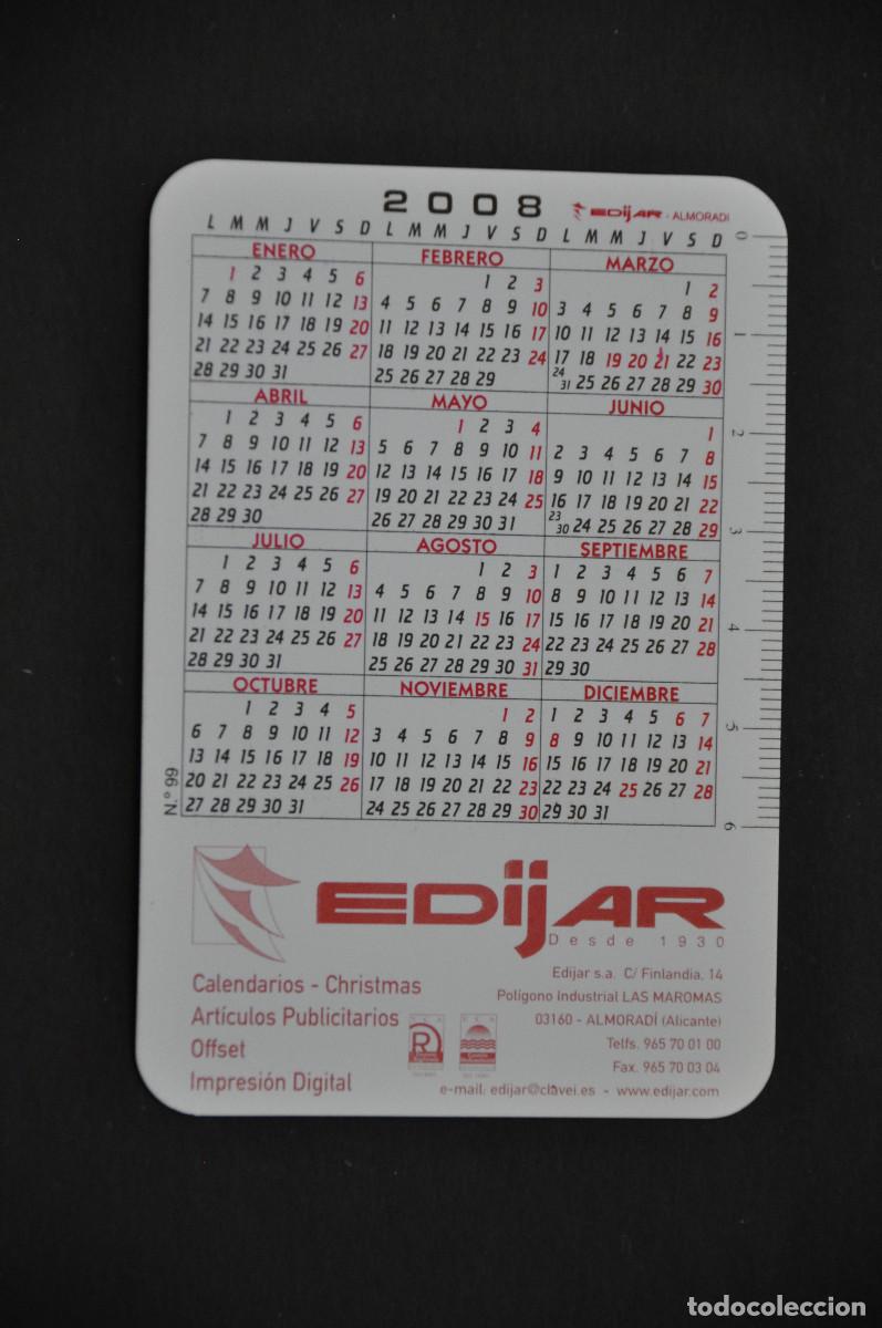 Coleccionismo calendarios: CALENDARIO 2008 - EDIJAR - Foto 2