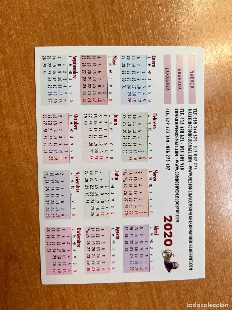 Coleccionismo calendarios: CALENDARIO MISIONERAS COMBONIANAS 2020 - Foto 2