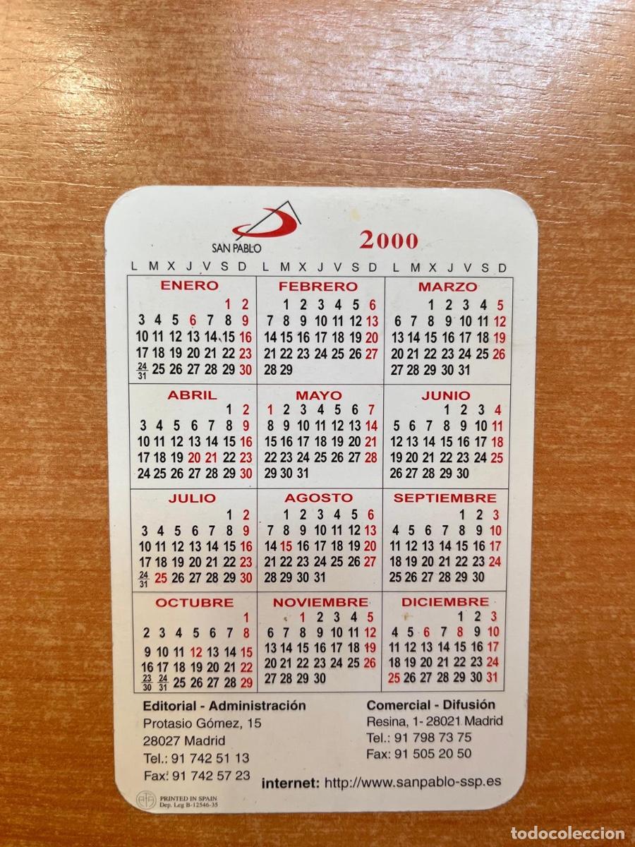Coleccionismo calendarios: EDITORIAL SAN PABLO MADRID 2000 - Foto 2