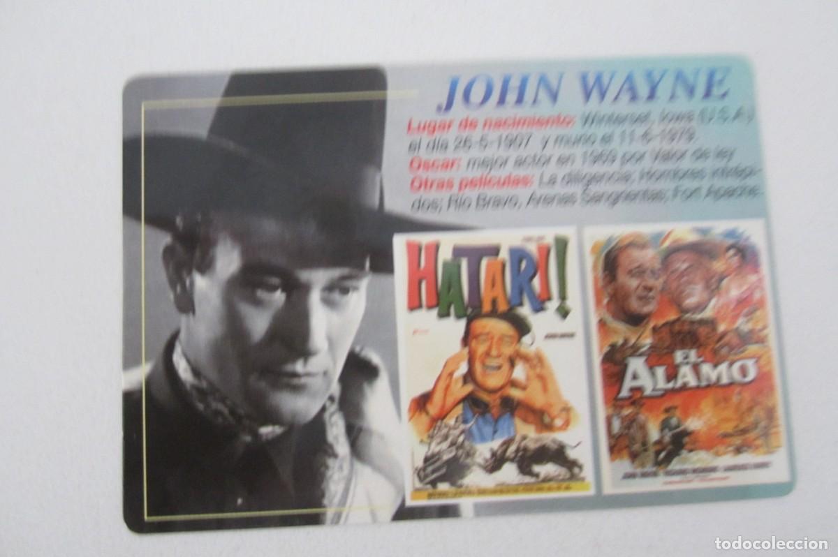 Coleccionismo calendarios: Calendario Serie Cine John Wayne 2001