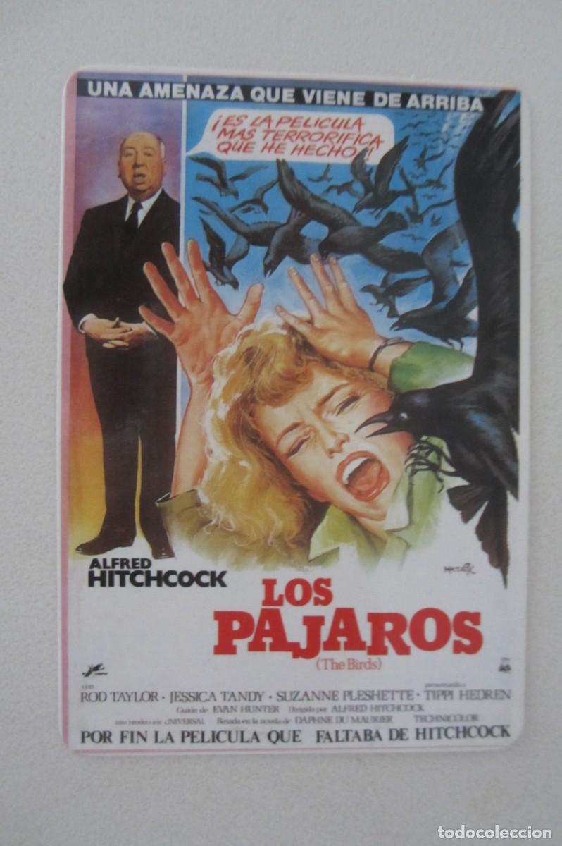 Coleccionismo calendarios: Calendario Serie Cine Los P&aacute;jaros 1990