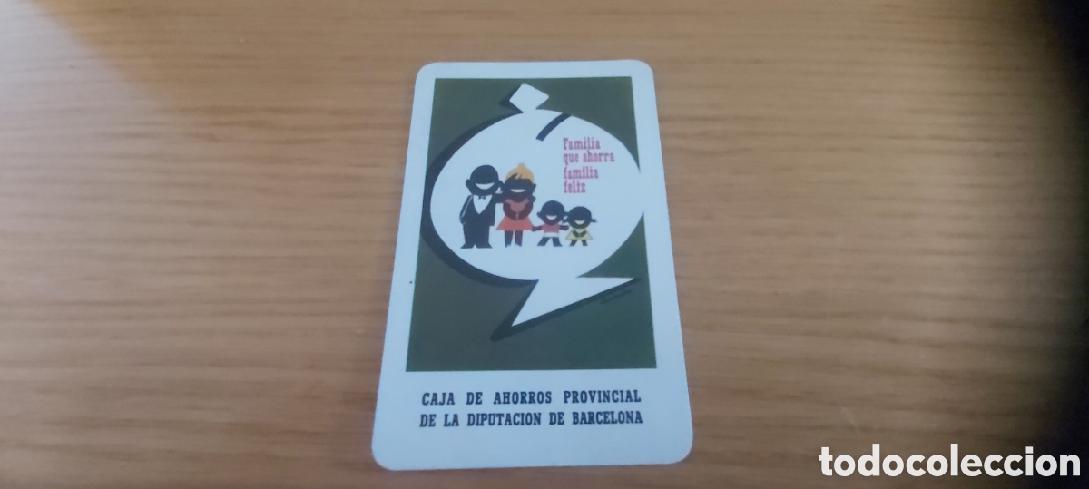 Coleccionismo calendarios: CALENDARIO FOURNIER .CAJA DE AHORROS PROVINCIAL DE LA DIPUTACION DE BARCELONA