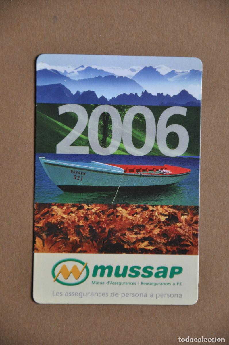 Coleccionismo calendarios: CALENDARIO 2006 DE LA MUTUA MUSSAP (EN CATAL&Aacute;N)