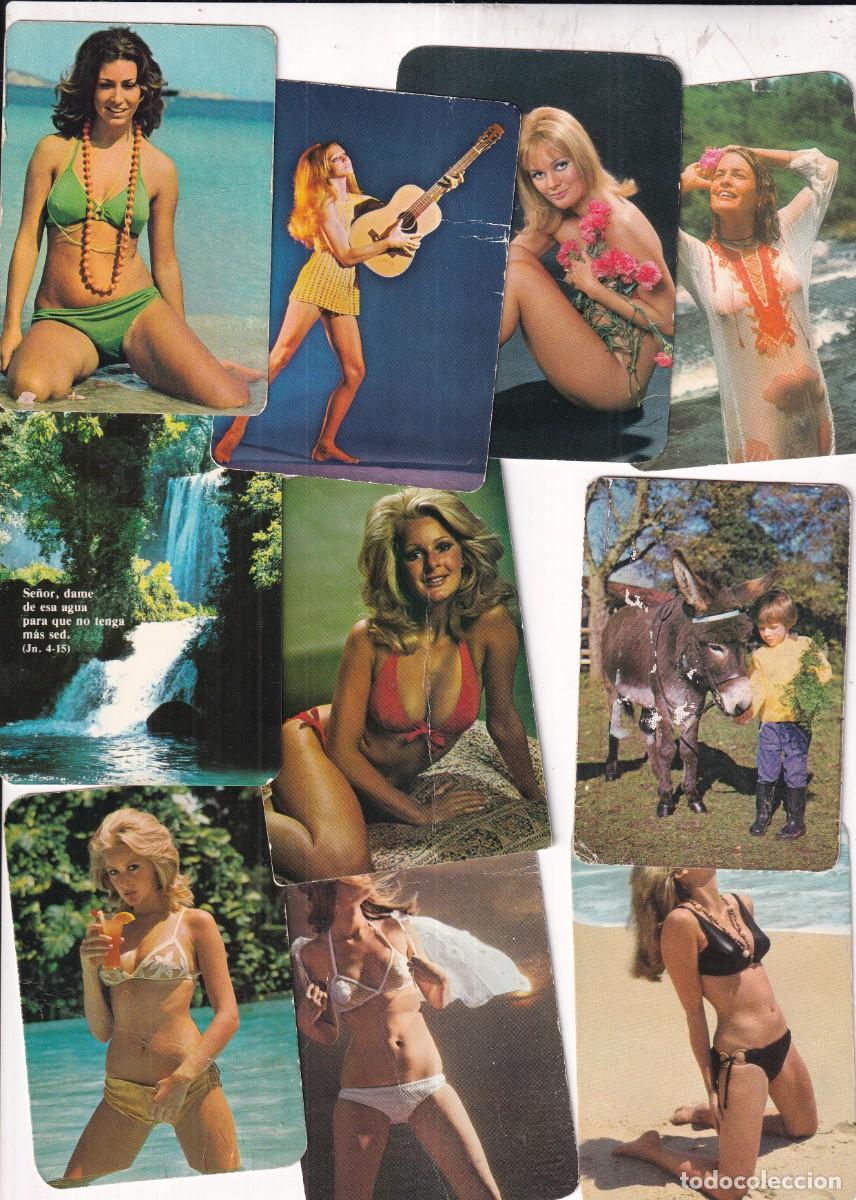 Coleccionismo calendarios: 10 calendarios publicidad Chicas, desnudos, etc Burgos