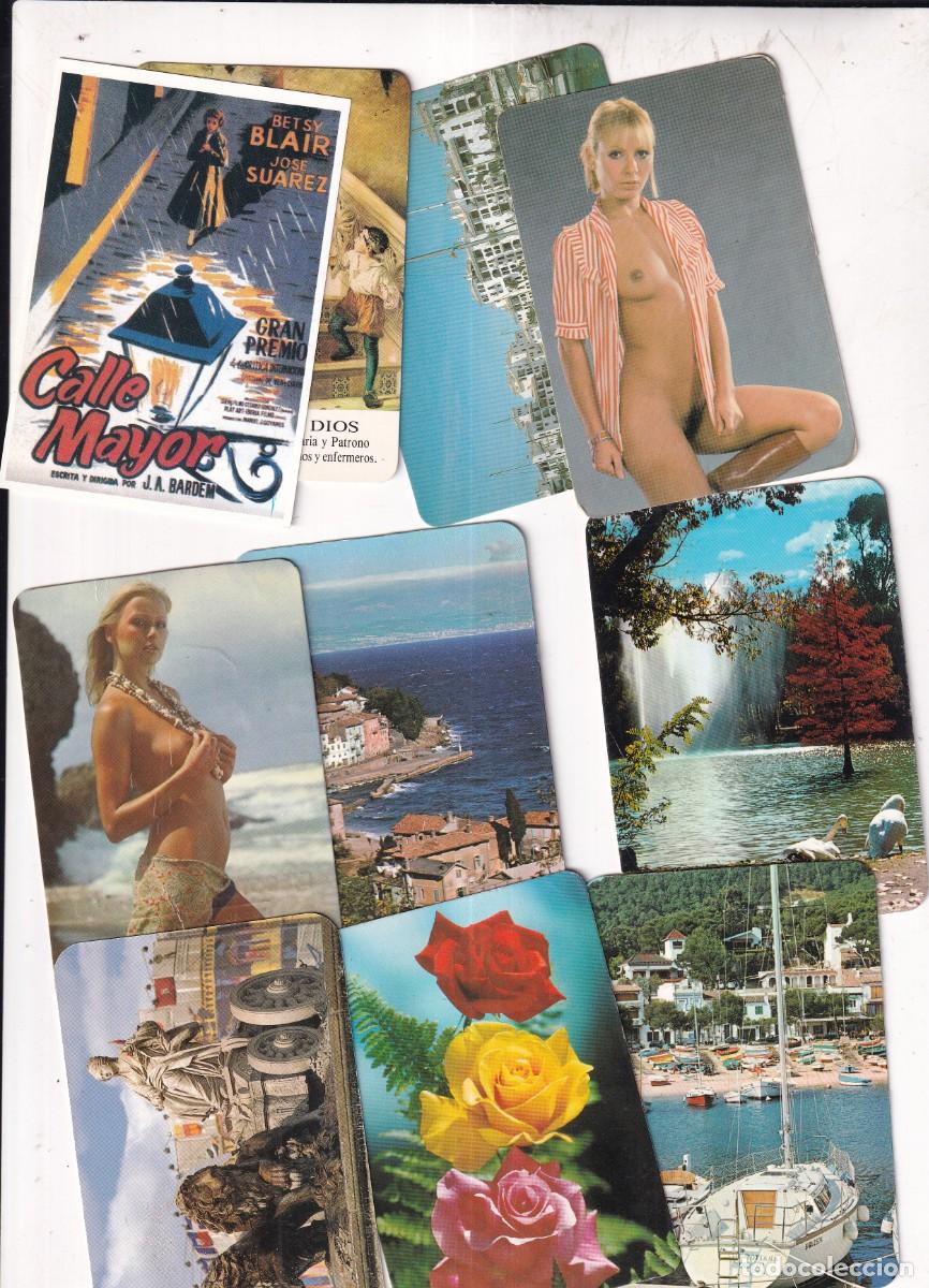 Coleccionismo calendarios: 10 calendarios desnudos, etc con publicidad de Ronda, M&aacute;laga, etc