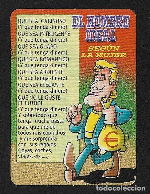 Coleccionismo calendarios: CALENDARIO BOLSILLO A&Ntilde;O 2005 HUMOR - EL HOMBRE IDEAL.. .-FUEGOS ARTIFICALES PEIRO - VER FOTO REVERSO