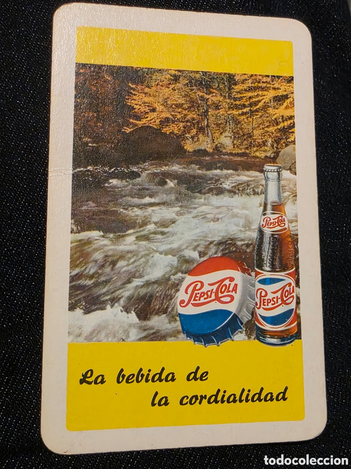 Coleccionismo calendarios: Raro calendario Fournier Pepsi Cola 1962 la bebida de la cordialidad