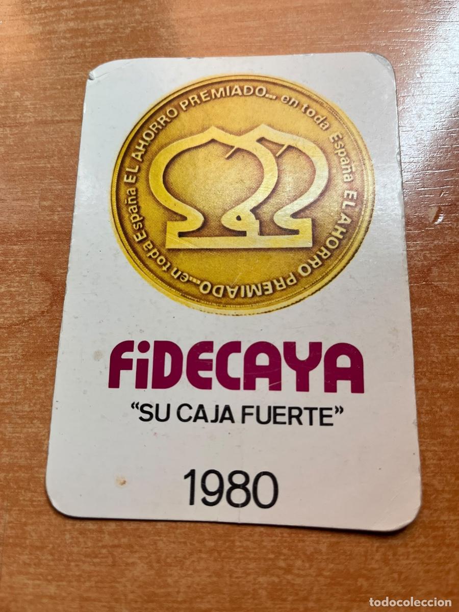 Collectables Calendars: CALENDARIO CAJA BANCO FIDECAYA 1980