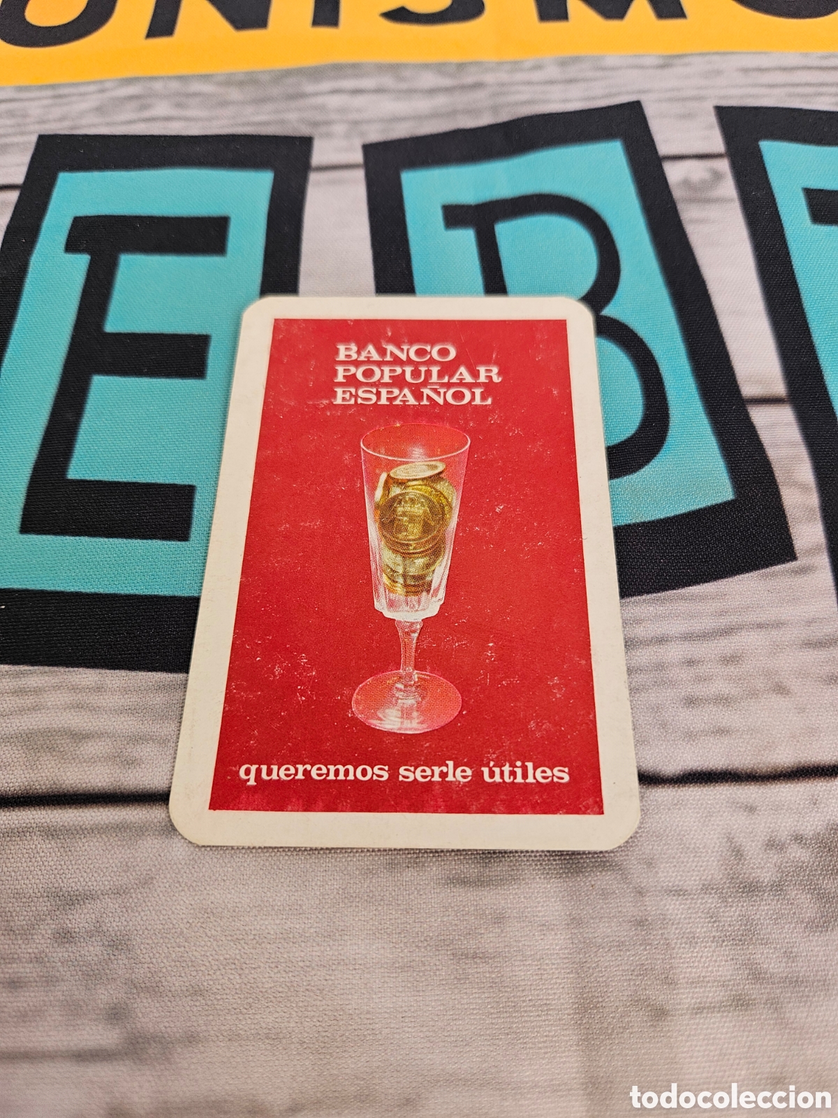 Coleccionismo calendarios: CALENDARIO PUBLICIDAD. BANCO POPULAR ESPA&Ntilde;OL, QUEREMOS SERLE UTILES. 1971