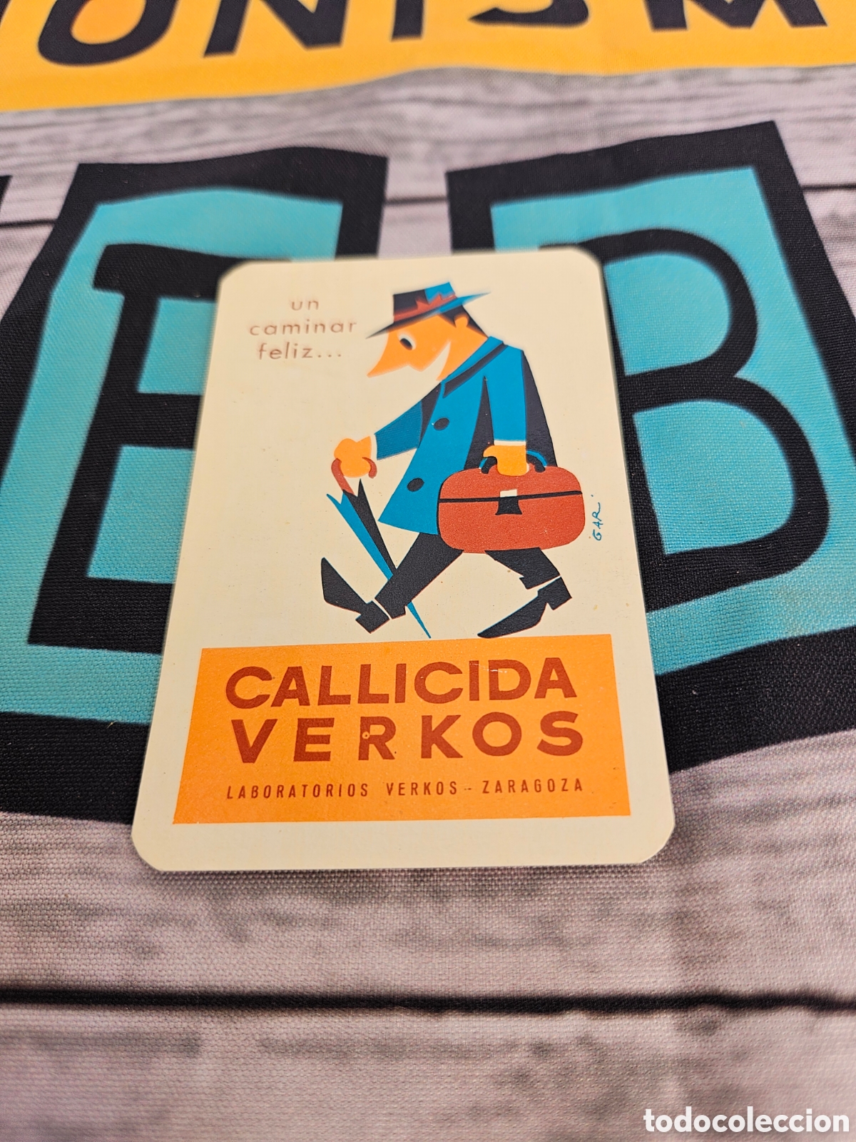Sammeln von Kalendern: CALENDARIO EMPRESA LABORATORIOS VERKOS ZARAGOZA. UN CAMINAR FELIZ. 1968