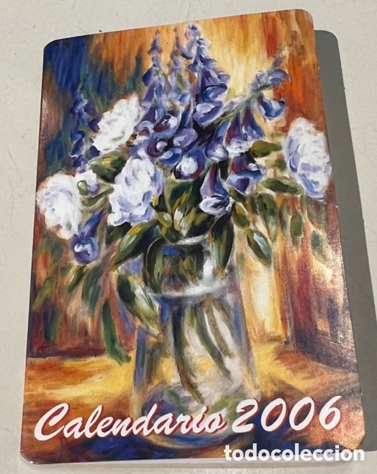 Coleccionismo calendarios: Calendario de bolsillo. Asociacion de Pintores con la Boca y el Pie. 2006.