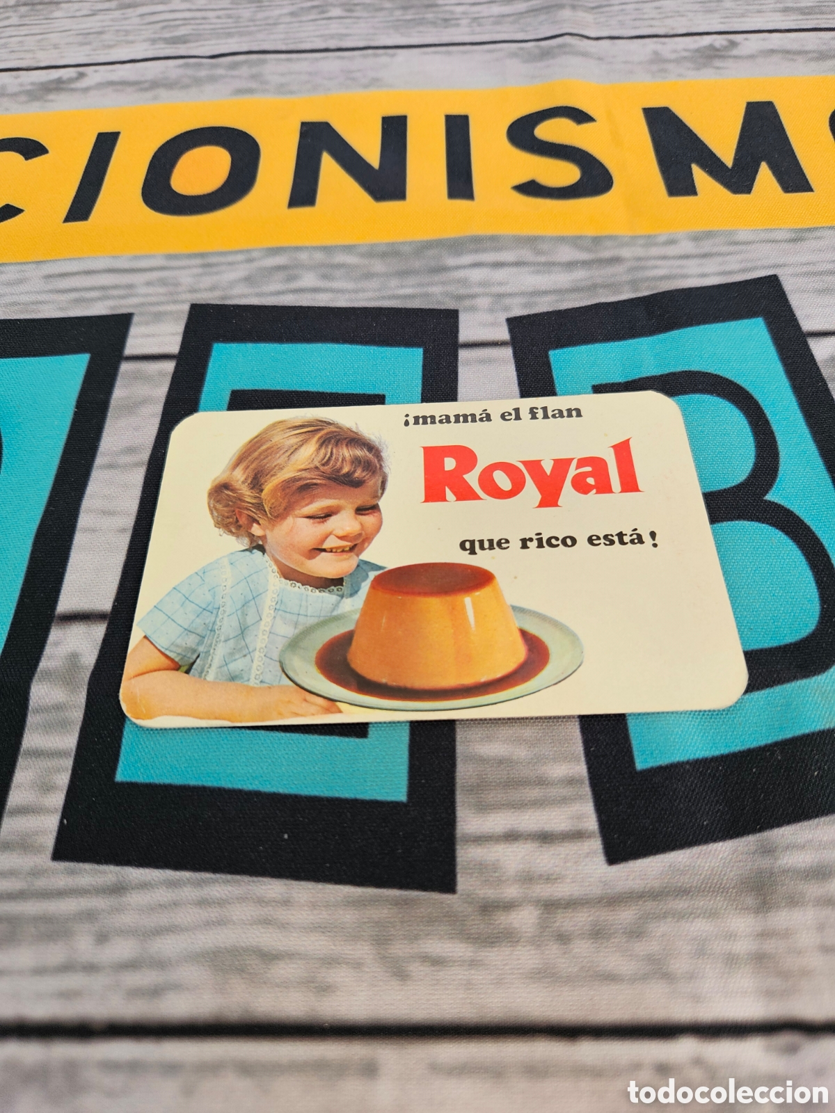 Coleccionismo calendarios: CALENDARIO PUBLICIDAD ALIMENTACION FLAN ROYAL, QUE RICO ESTA. EMPRESA RIERA MARSA. S.A. 1970