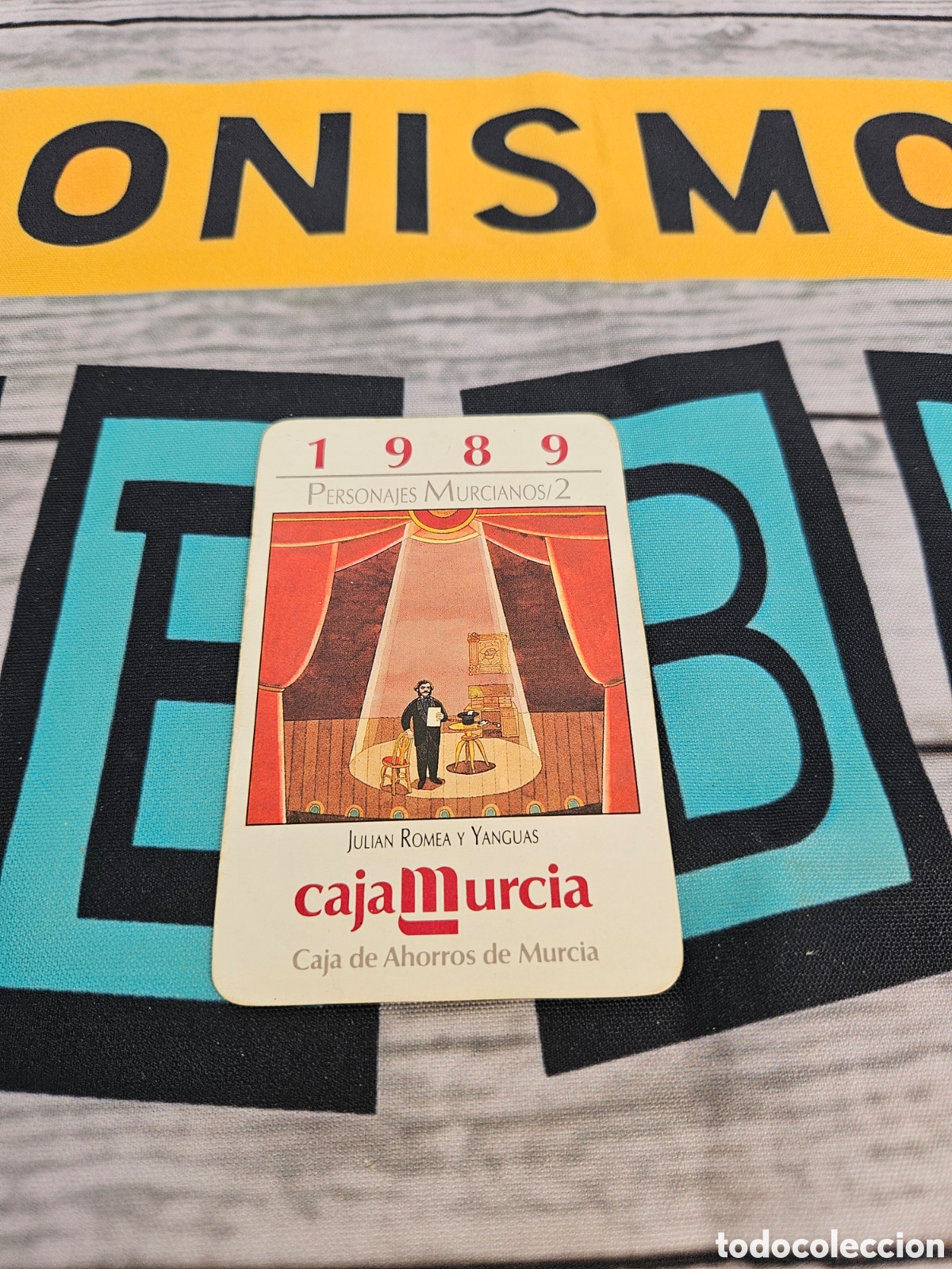 Coleccionismo calendarios: CALENDARIO PUBLICIDAD BANCO CAJA MURCIA. JULIAN ROMEA Y YANGUAS. 1989