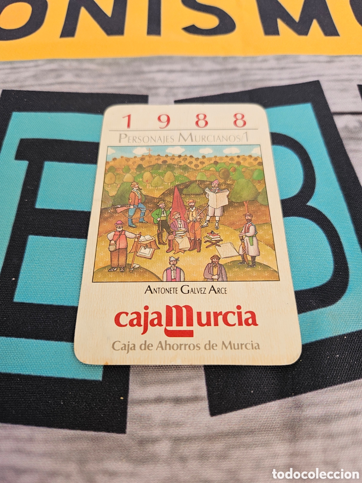 Collezionismo Calendari: CALENDARIO PUBLICIDAD BANCO CAJA MURCIA. ANTONETE GALVEZ ARCE. 1988