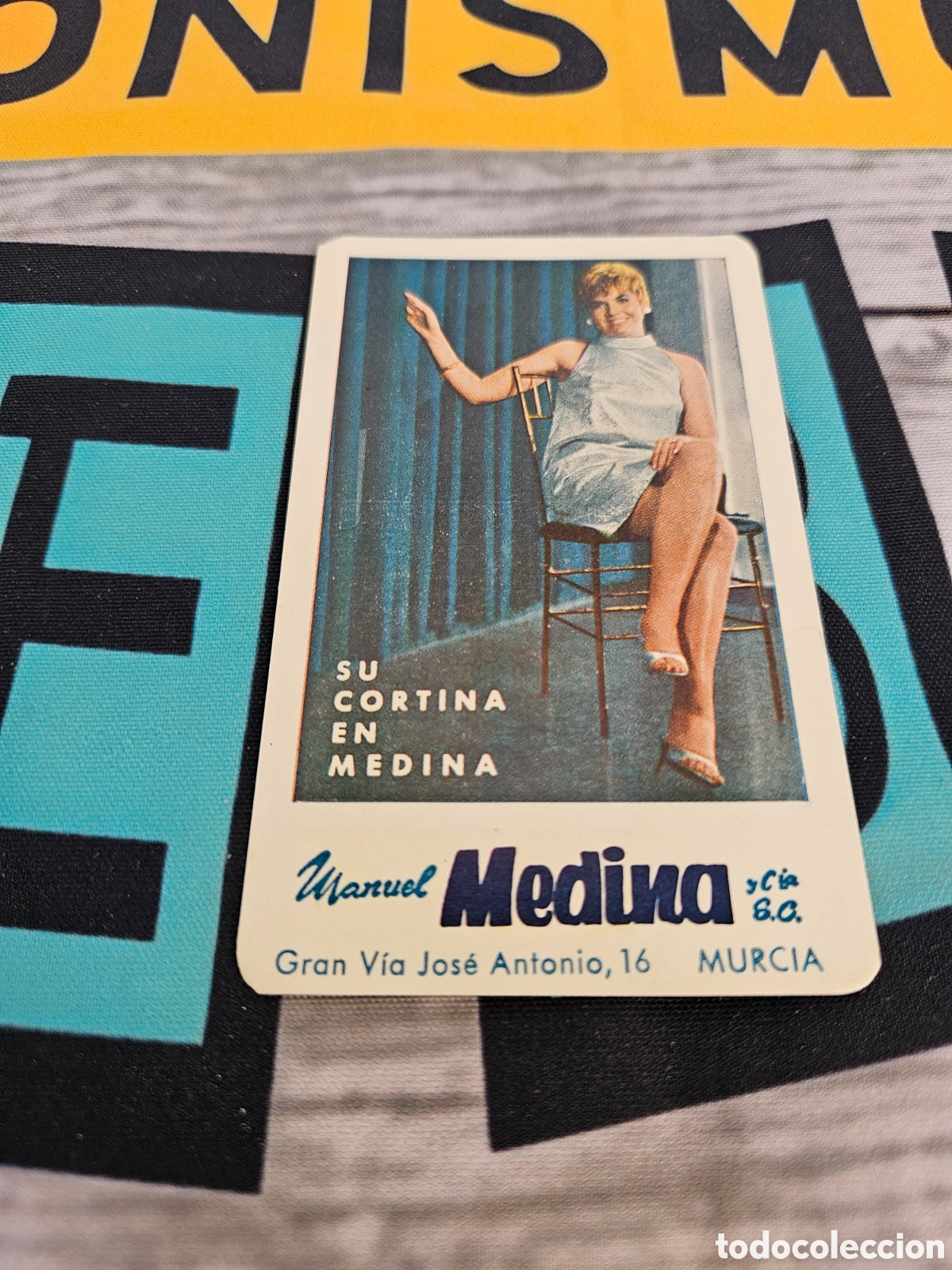 Collectionnisme Calendriers: CALENDARIO EMPRESA MANUEL MEDINA. GRAN VIA, MURCIA. SU CORTINA EN MEDINA. TERGAL. 1968