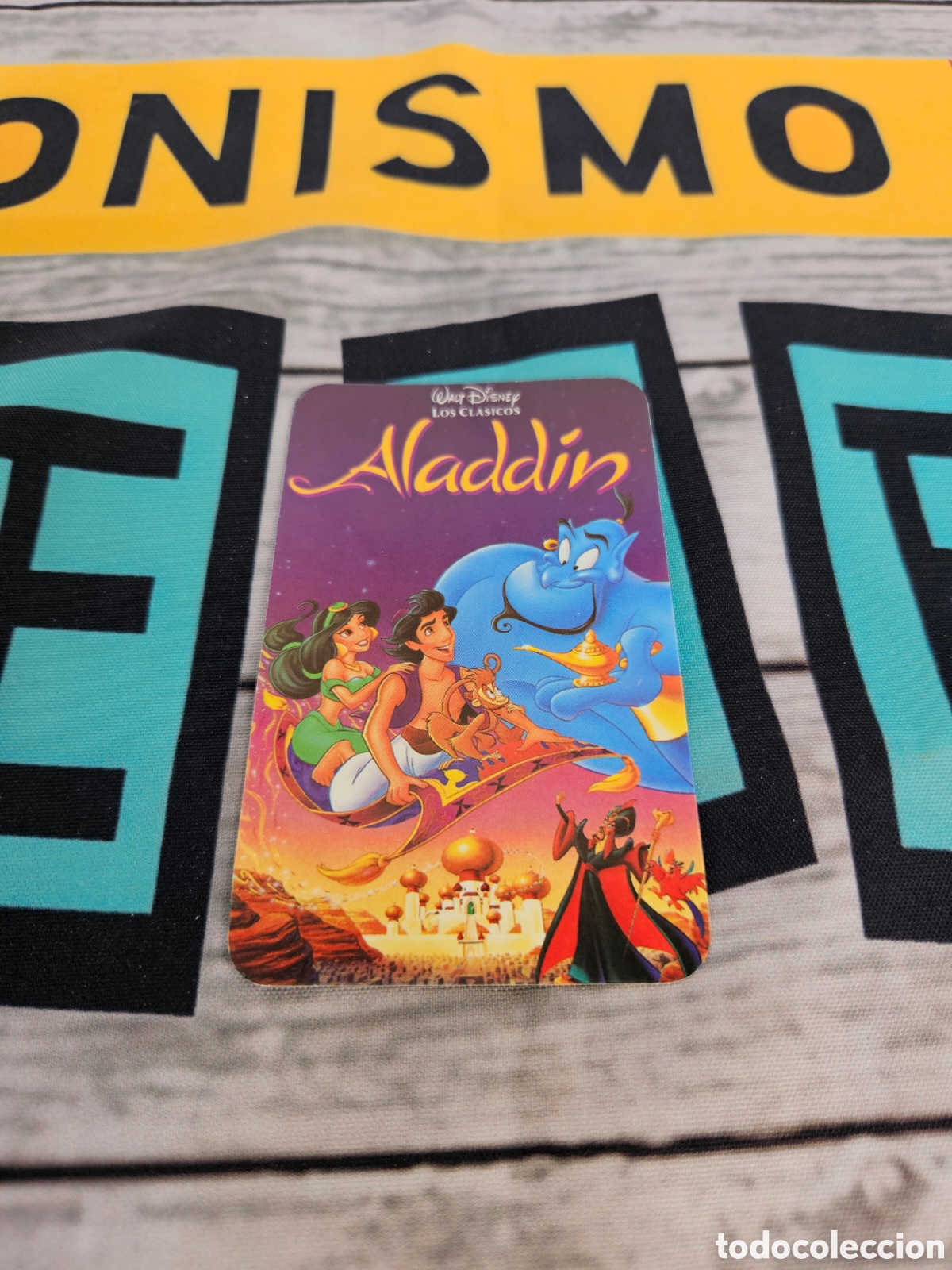 Coleccionismo calendarios: CALENDARIO EMPRESA VIDEO CLUB BUTACA. TORREVIEJA. ALADIN WALT DISNEY. 1995