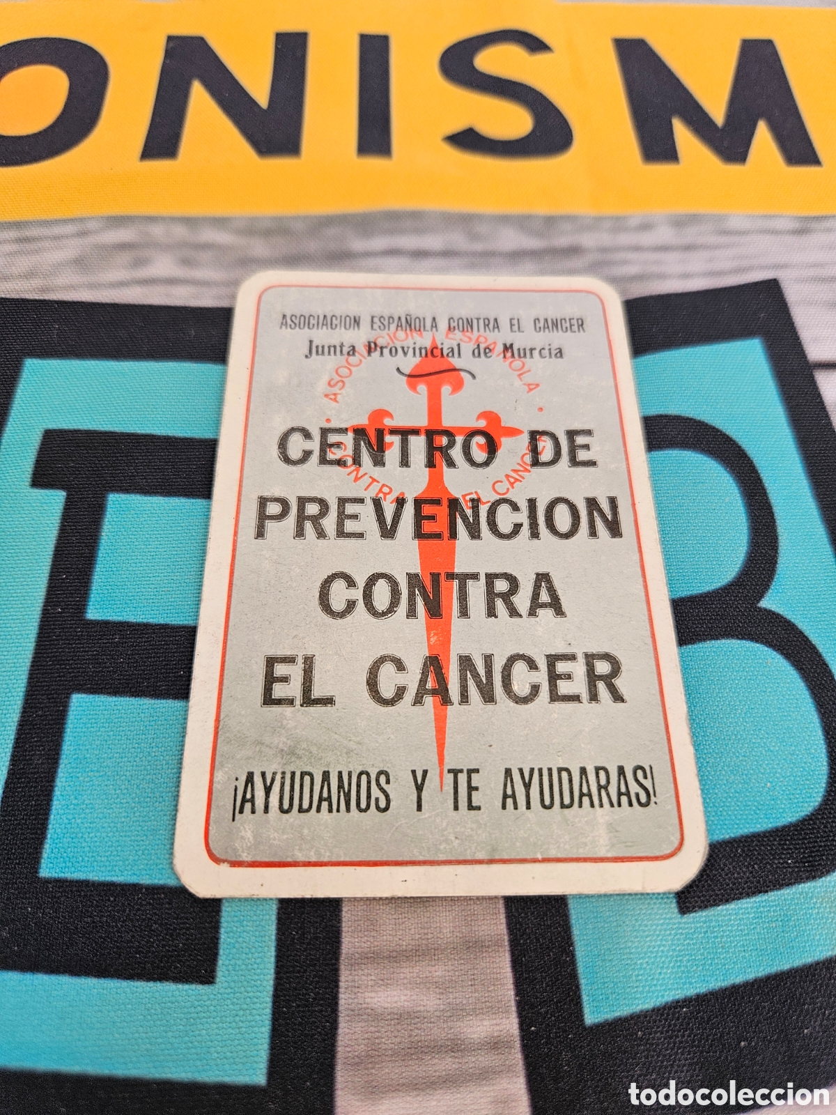 Collectables Calendars: CALENDARIO ASOCIACION ESPA&Ntilde;OLA CONTRA EL CANCER. MURCIA. 1985