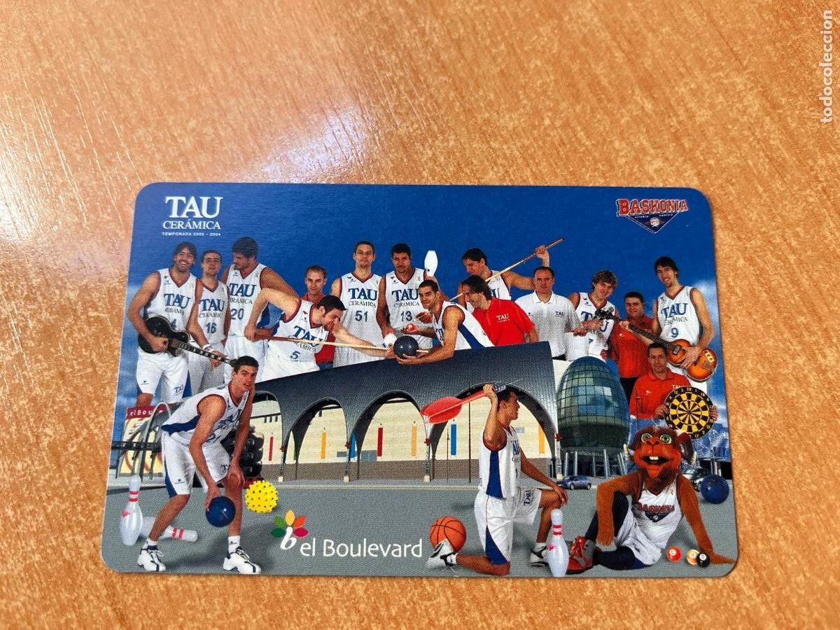 Coleccionismo calendarios: CALENDARIO FOURNIER TAU BASKONIA 2004
