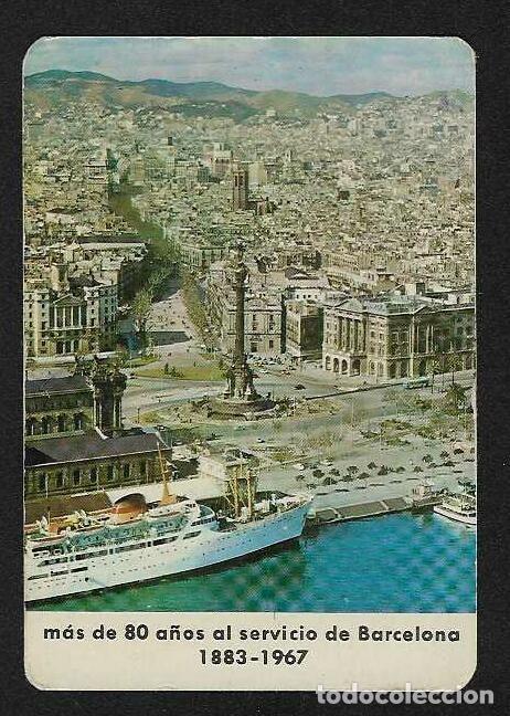 Coleccionismo calendarios: CALENDARIO BOLSILLO A&Ntilde;O 1967 BANCO - CREDITO Y DOCKS DE BARCELONA - VER FOTO REVERSO