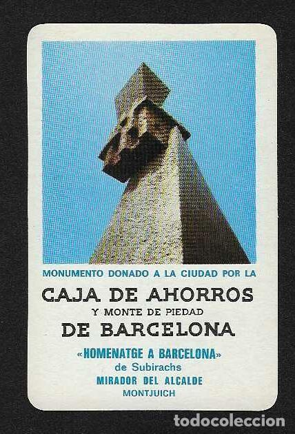 Coleccionismo calendarios: CALENDARIO BOLSILLO A&Ntilde;O 1976 CAJA DE AHORROS Y MONTE DE PIEDAD DE BARCELONA - VER FOTO REVERSO